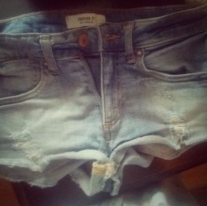 Forever21 denim shorts